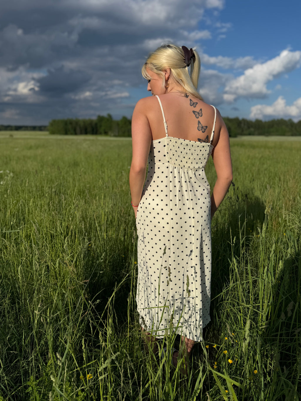 Polka dot kleita