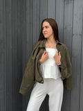 Khaki bomber jaka